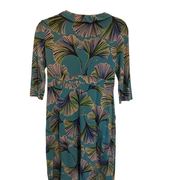 Lilly Pulitzer Blayne Ruffle Neck Silk Blend Dress Size Small - Picture 2 of 4